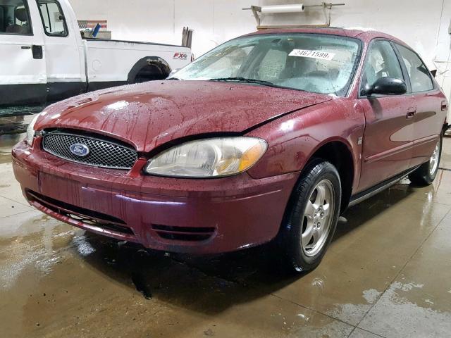 1FAFP55S94G175377 - 2004 FORD TAURUS SES MAROON photo 2