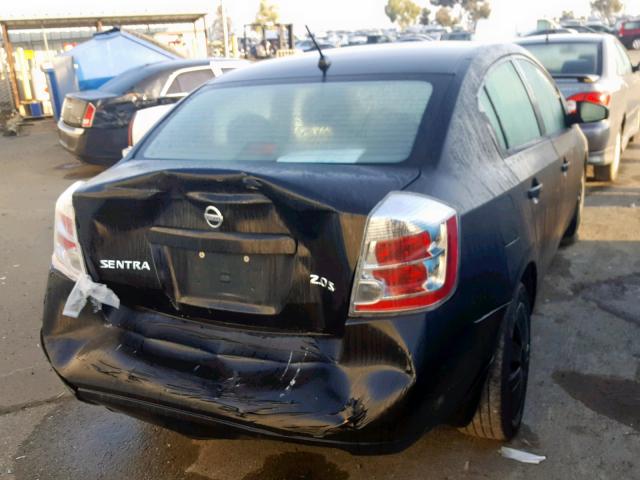 3N1AB61E37L657015 - 2007 NISSAN SENTRA 2.0 BLACK photo 4