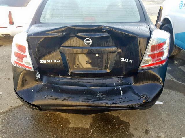 3N1AB61E37L657015 - 2007 NISSAN SENTRA 2.0 BLACK photo 9