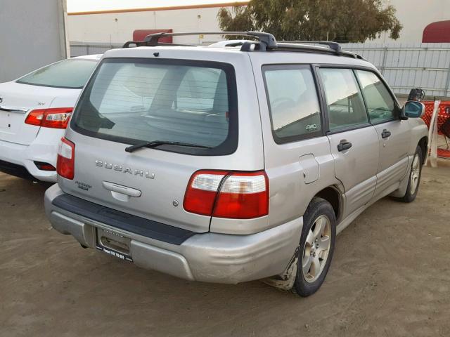 JF1SF65671H704101 - 2001 SUBARU FORESTER S SILVER photo 4