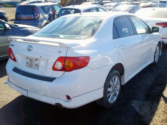 2T1BU4EE0AC455656 - 2010 TOYOTA COROLLA BA WHITE photo 4