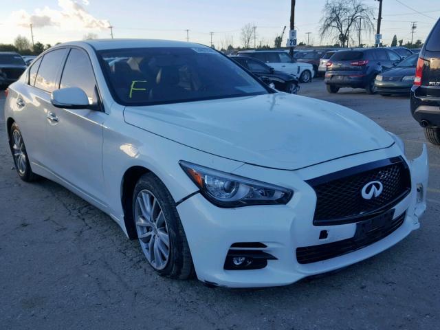 JN1BV7AP4EM682379 - 2014 INFINITI Q50 BASE WHITE photo 1