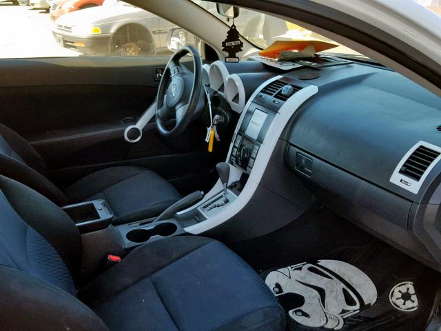 JTKDE177770147267 - 2007 TOYOTA SCION TC 白色 照片 5