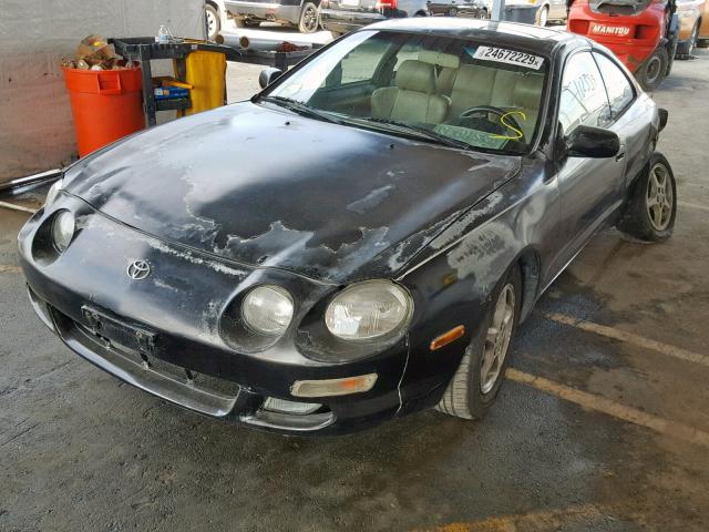 JT2DG02T7V0039155 - 1997 TOYOTA CELICA GT BLACK photo 2