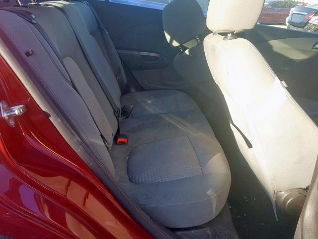 1G1JA5SH3D4182740 - 2013 CHEVROLET SONIC LS 红色 照片 6