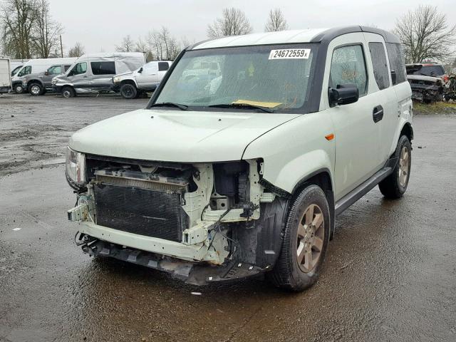 5J6YH1H79AL004478 - 2010 HONDA ELEMENT EX WHITE photo 2