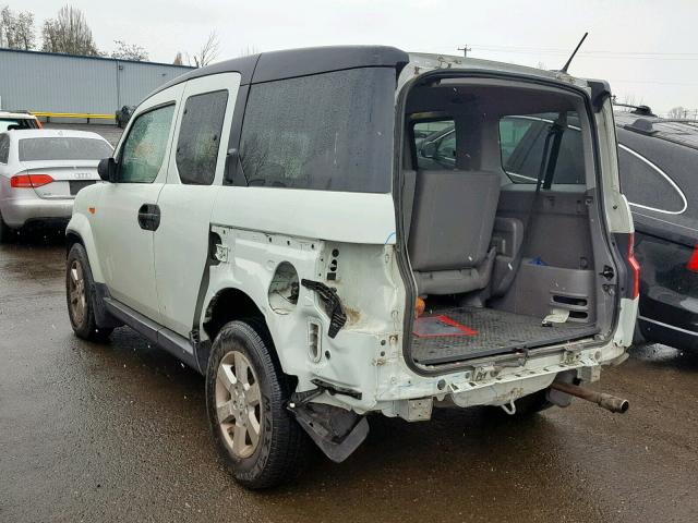 5J6YH1H79AL004478 - 2010 HONDA ELEMENT EX WHITE photo 3