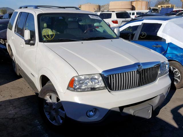 5LMEU68H83ZJ42306 - 2003 LINCOLN AVIATOR WHITE photo 1