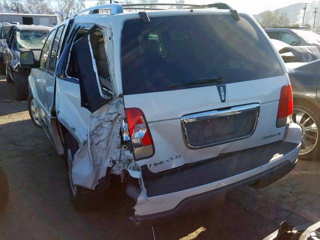 5LMEU68H83ZJ42306 - 2003 LINCOLN AVIATOR WHITE photo 3