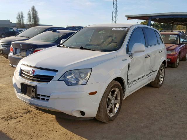 3GSCL93Z59S532941 - 2009 SATURN VUE HYBRID WHITE photo 2