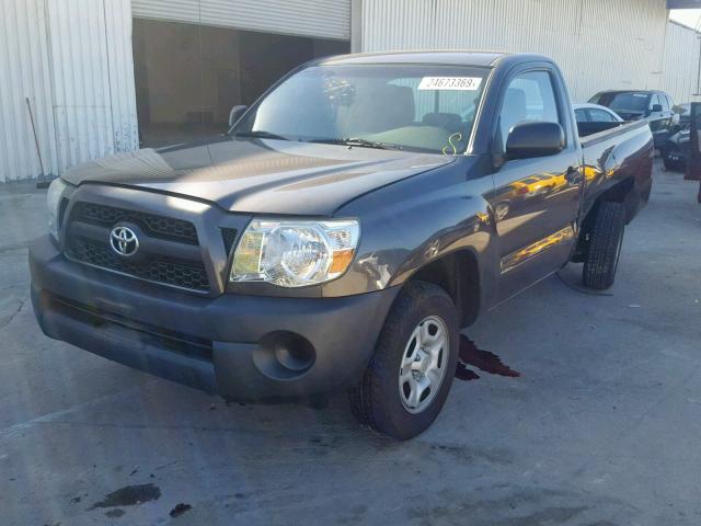 5TFNX4CN1BX007016 - 2011 TOYOTA TACOMA GRAY photo 2