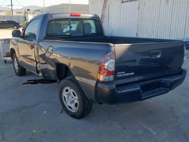 5TFNX4CN1BX007016 - 2011 TOYOTA TACOMA GRAY photo 3