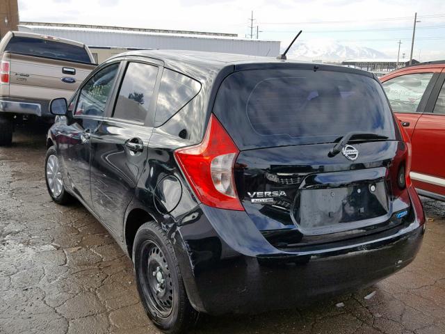 3N1CE2CP5EL402421 - 2014 NISSAN VERSA NOTE BLACK photo 3