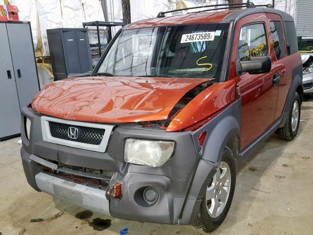 5J6YH28643L047951 - 2003 HONDA ELEMENT EX ORANGE photo 2