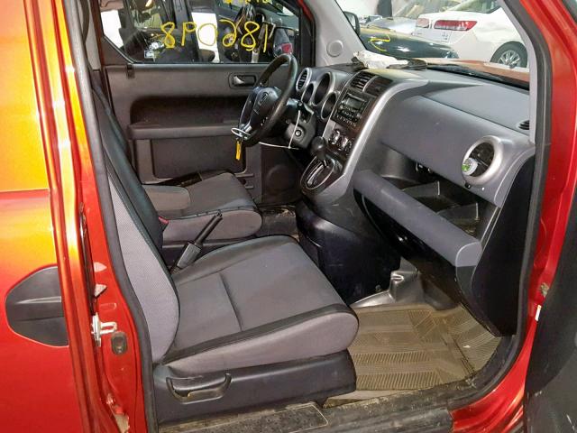 5J6YH28643L047951 - 2003 HONDA ELEMENT EX ORANGE photo 5