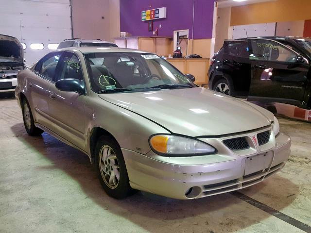 1G2NF52E33C280658 - 2003 PONTIAC GRAND AM S BEIGE photo 1