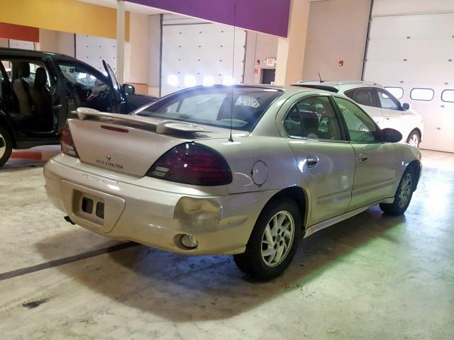 1G2NF52E33C280658 - 2003 PONTIAC GRAND AM S BEIGE photo 4