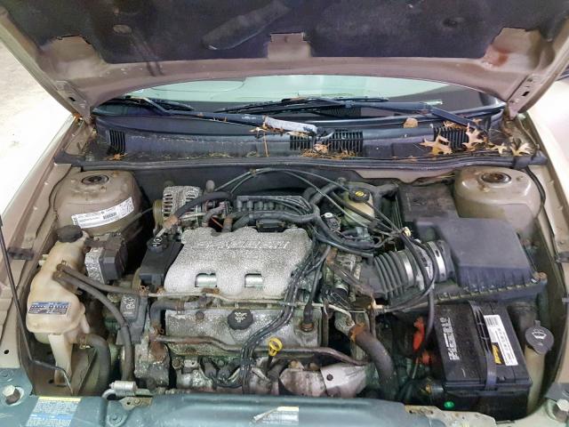 1G2NF52E33C280658 - 2003 PONTIAC GRAND AM S BEIGE photo 7