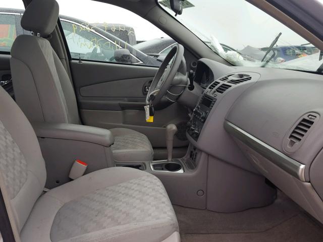 1G1ZT64845F157562 - 2005 CHEVROLET MALIBU MAX SILVER photo 5