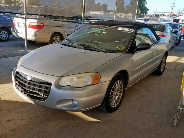 1C3EL55R65N628564 - 2005 CHRYSLER SEBRING TO SILVER photo 2