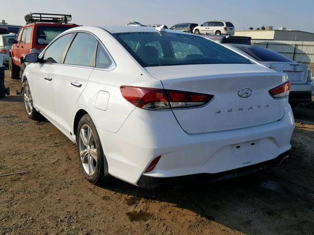 5NPE34AF7JH644834 - 2018 HYUNDAI SONATA SPO WHITE photo 3