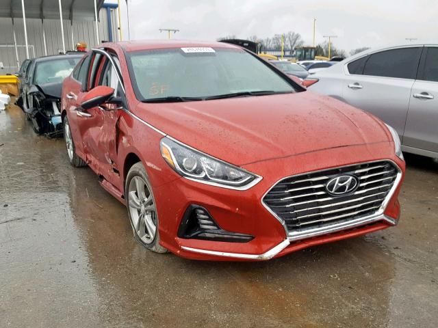 5NPE34AF1JH648572 - 2018 HYUNDAI SONATA SPO RED photo 1