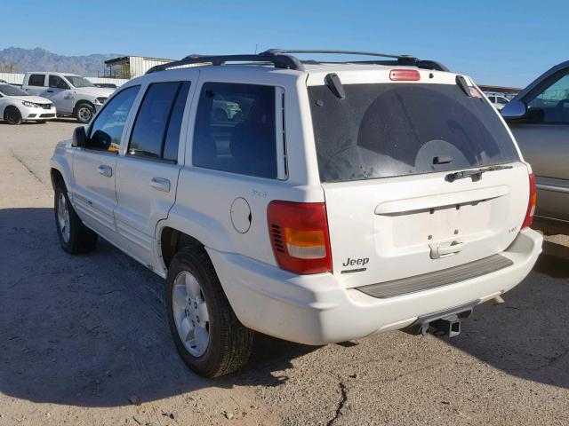 1J4GW58N71C615018 - 2001 JEEP GRAND CHER WHITE photo 3