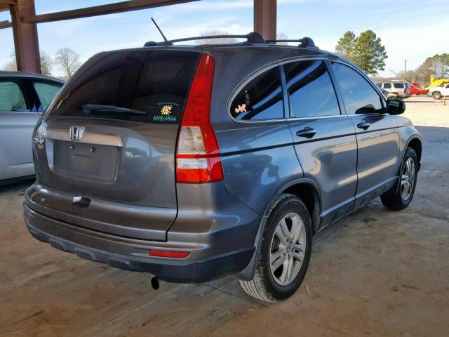 JHLRE3H7XAC007679 - 2010 HONDA CR-V EXL CHARCOAL photo 4