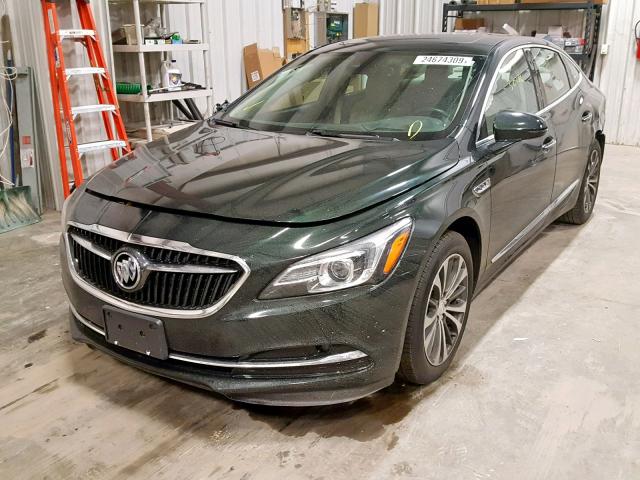 1G4ZR5SS4HU160567 - 2017 BUICK LACROSSE P GREEN photo 2