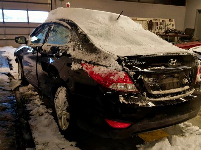 KMHCU4AE9EU703997 - 2014 HYUNDAI ACCENT GLS Qara foto 3