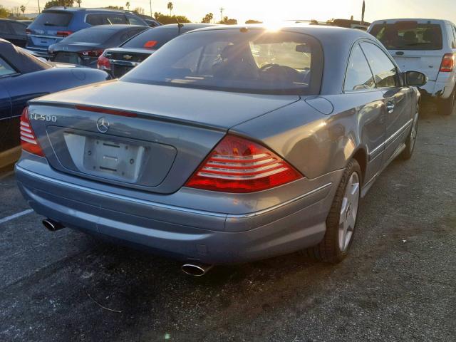 WDBPJ75J24A040701 - 2004 MERCEDES-BENZ CL 500 GRAY photo 4