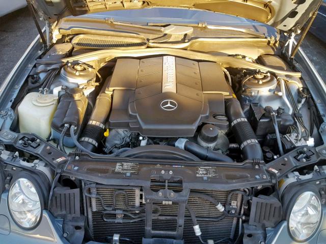 WDBPJ75J24A040701 - 2004 MERCEDES-BENZ CL 500 GRAY photo 7