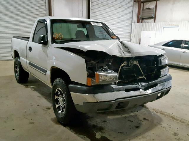 1GCEK14T54Z194407 - 2004 CHEVROLET SILVERADO WHITE photo 1