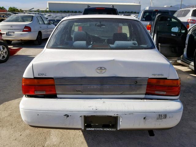 JT2AE09B9S0092408 - 1995 TOYOTA COROLLA LE WHITE photo 9