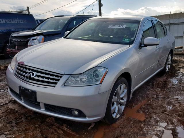 JNKAY01F97M454958 - 2007 INFINITI M35 BASE SILVER photo 2