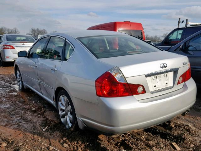 JNKAY01F97M454958 - 2007 INFINITI M35 BASE SILVER photo 3