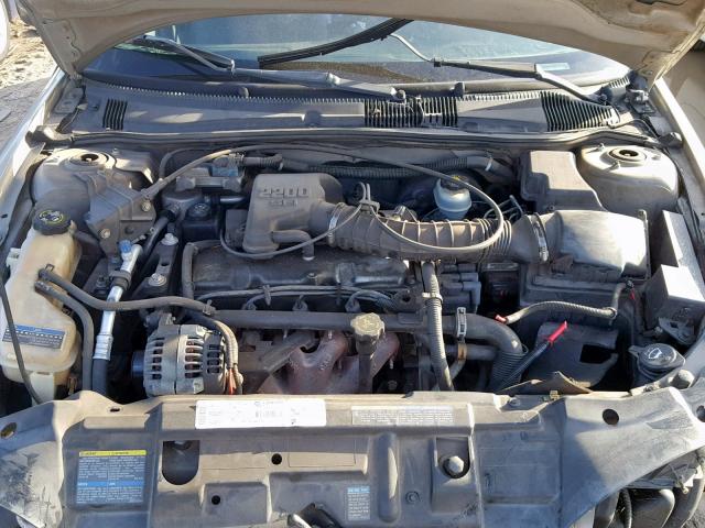 1G1JC524327285370 - 2002 CHEVROLET CAVALIER B BEIGE photo 7