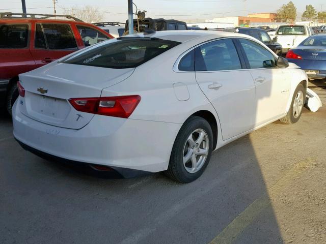 1G1ZB5ST3HF129678 - 2017 CHEVROLET MALIBU LS WHITE photo 4