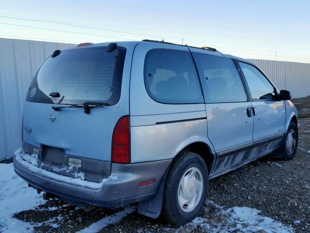 4N2DN11W9PD812392 - 1993 NISSAN QUEST GXE BLUE photo 4