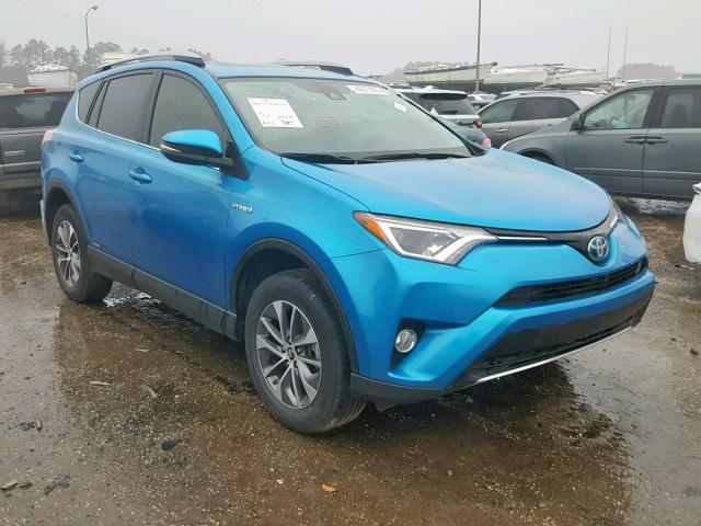 JTMRJREV4HD128596 - 2017 TOYOTA RAV4 HV LE BLUE photo 1