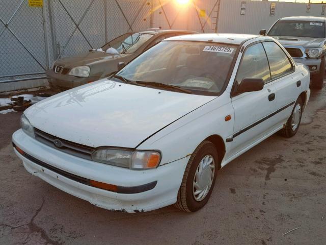 JF1GC2243RH535488 - 1994 SUBARU IMPREZA L WHITE photo 2