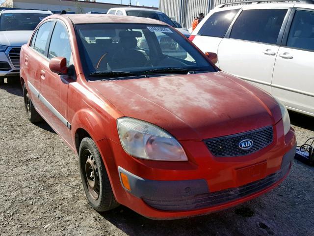 KNADE123166100305 - 2006 KIA RIO RED photo 1