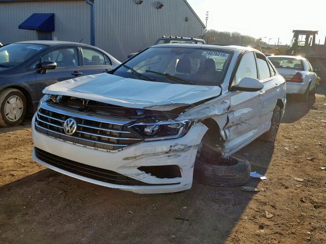 3VWE57BU4KM098480 - 2019 VOLKSWAGEN JETTA SEL WHITE photo 2