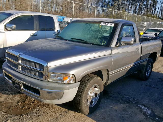 1B7HC16Y4RS675848 - 1994 DODGE RAM 1500 SILVER photo 2