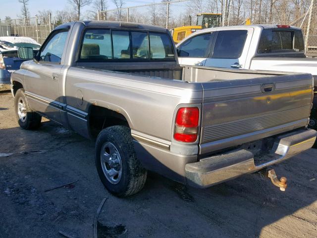 1B7HC16Y4RS675848 - 1994 DODGE RAM 1500 SILVER photo 3