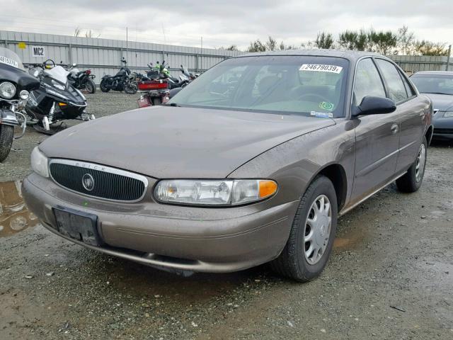 2G4WS52JX41157418 - 2004 BUICK CENTURY CU BROWN photo 2