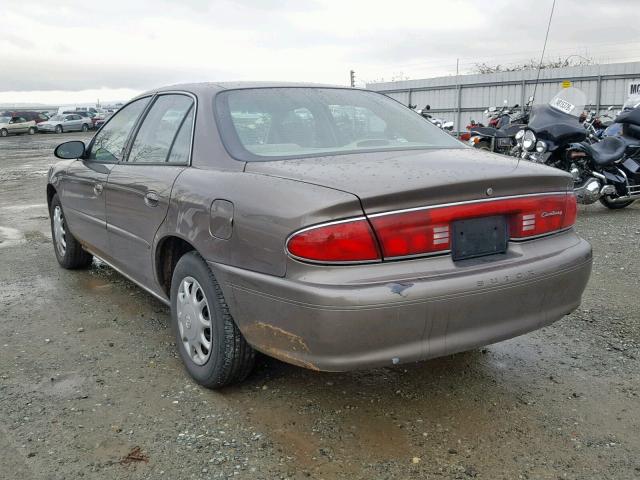 2G4WS52JX41157418 - 2004 BUICK CENTURY CU BROWN photo 3