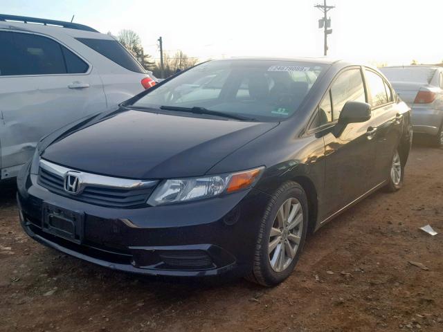 19XFB2F98CE307742 - 2012 HONDA CIVIC EXL BLACK photo 2