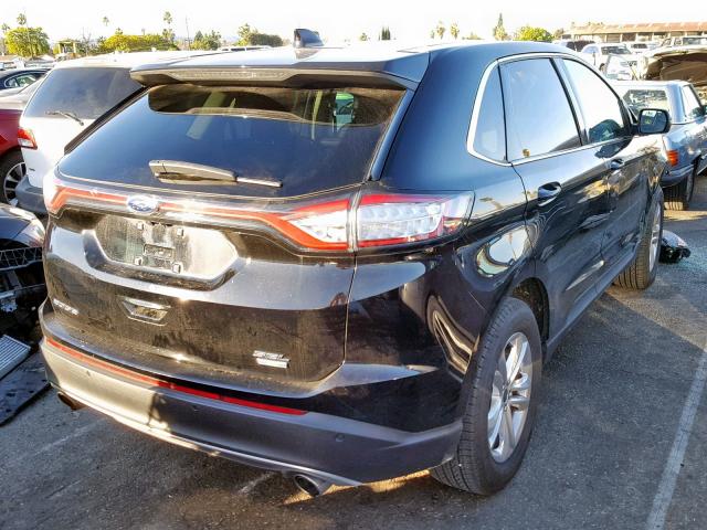 2FMPK3J91JBC51872 - 2018 FORD EDGE SEL BLACK photo 4