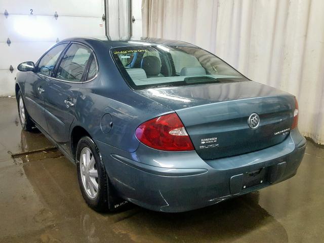 2G4WD582761138130 - 2006 BUICK LACROSSE C BLUE photo 3